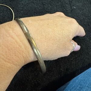 Elegant Silver Bangle Bracelet